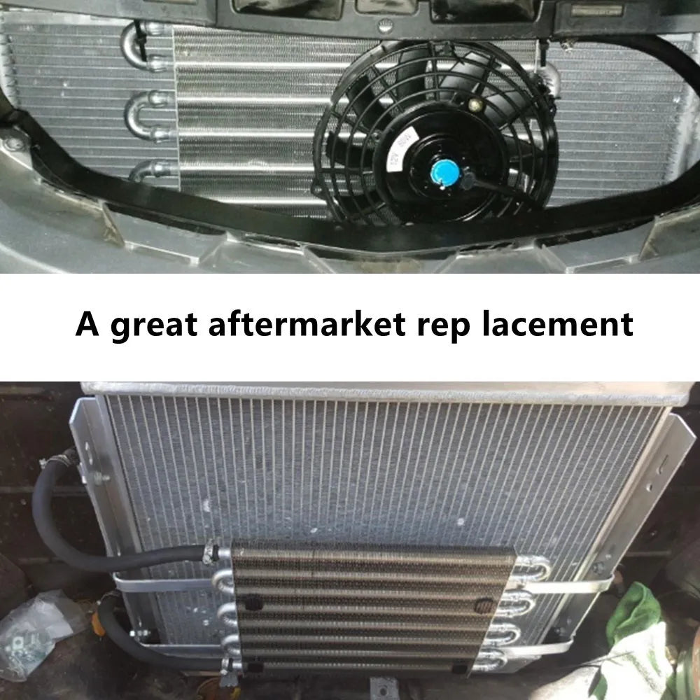 2 Row 4 Row 6 Row 8 Row 10Row 16Row Universal Remote Transmission Oil Cooler Auto-Manual Radiator Converter Aluminum Kit