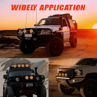Super Bright 6.5 Inch round LED Work Light for Offroad Pick-Up Truck ATV UTV 4WD 4X4 Led Driving Light DRL Turn Signal