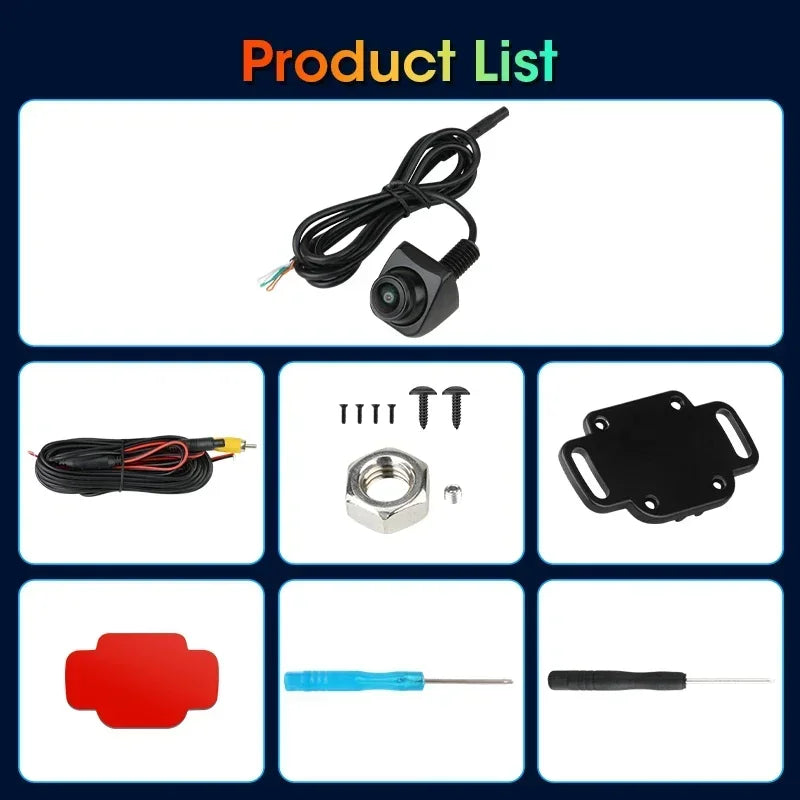 AHD 1080P 170 Degree Rear View Camera Night Vision Fisheye Lens Reverse Camera IP68 Waterproof Universal Parking Cam