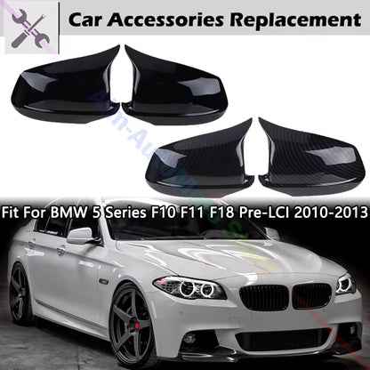 Rhyming Rearview Mirror Cap Side Mirror Cover M Performance Car Accessories  5 Series F10 F11 F18 Pre-Lci 2010-2013