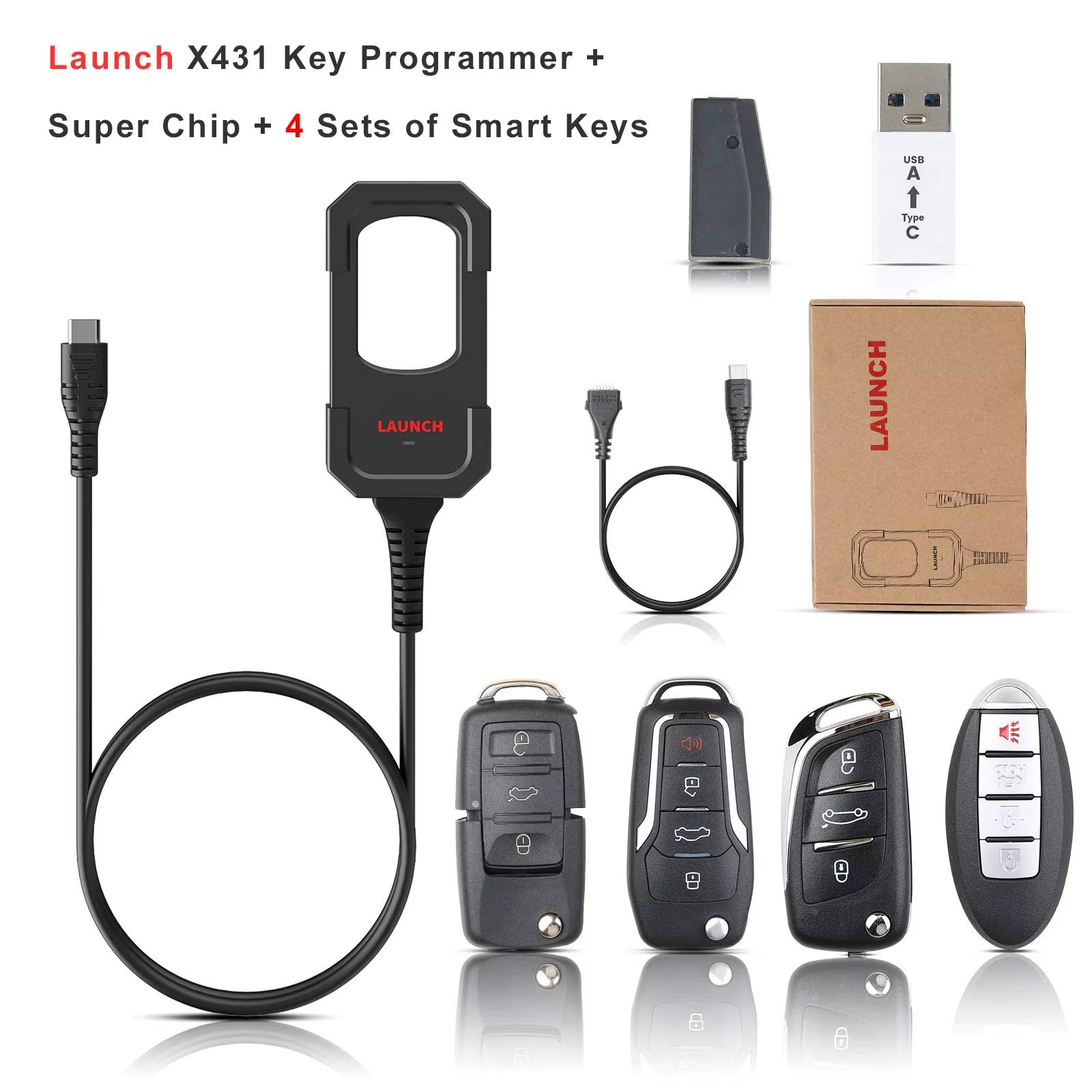 X431 Key Programmer Remote Maker Only Used with the  X431 IMMO ELITE / IMMO plus Key Programmer