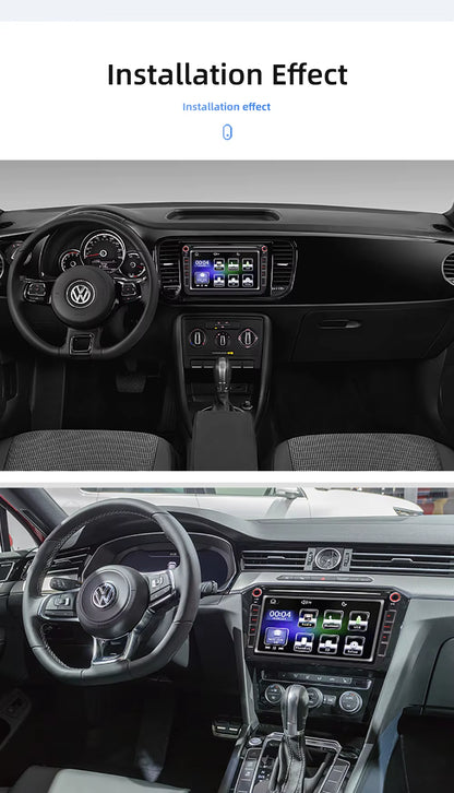 for Volkswagen 9" IPS Car MP5 Player AUX FM AM Mirrorlink Car Radio USB BT Wired Carplay Android Auto Vehicle Player 9083C