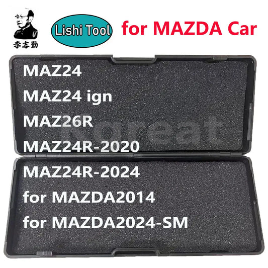 Lishi Tool 2 in 1 2In1 MAZ24 Maz24Ign MAZ24R-2020 MAZ24R-2024 MAZ26R for MAZDA2014 for MAZDA2024-SM for Mazda