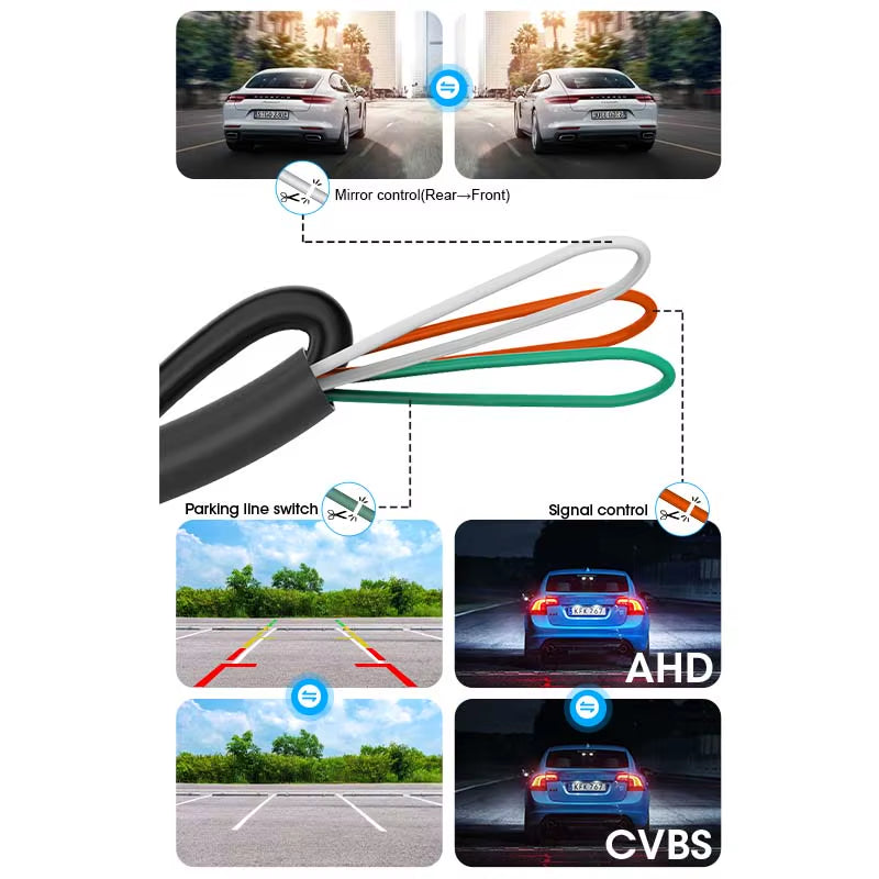 170° AHD 1080P Night Vision Adjustable Fisheye Lens Rear View Camera for Opel Astra HJ Corsa D Vectra C Zafira B Chevrolet Buick