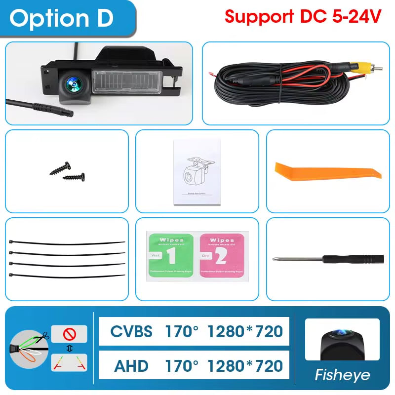 170° AHD 1080P Night Vision Adjustable Fisheye Lens Rear View Camera for Opel Astra HJ Corsa D Vectra C Zafira B Chevrolet Buick