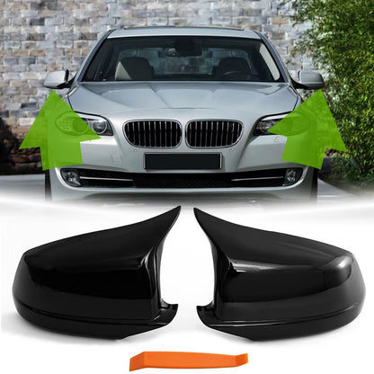 Rhyming Rearview Mirror Cap Side Mirror Cover M Performance Car Accessories  5 Series F10 F11 F18 Pre-Lci 2010-2013