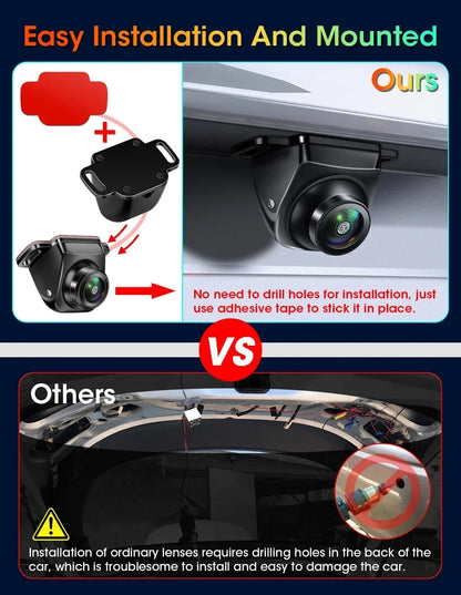 AHD 1080P 170 Degree Rear View Camera Night Vision Fisheye Lens Reverse Camera IP68 Waterproof Universal Parking Cam