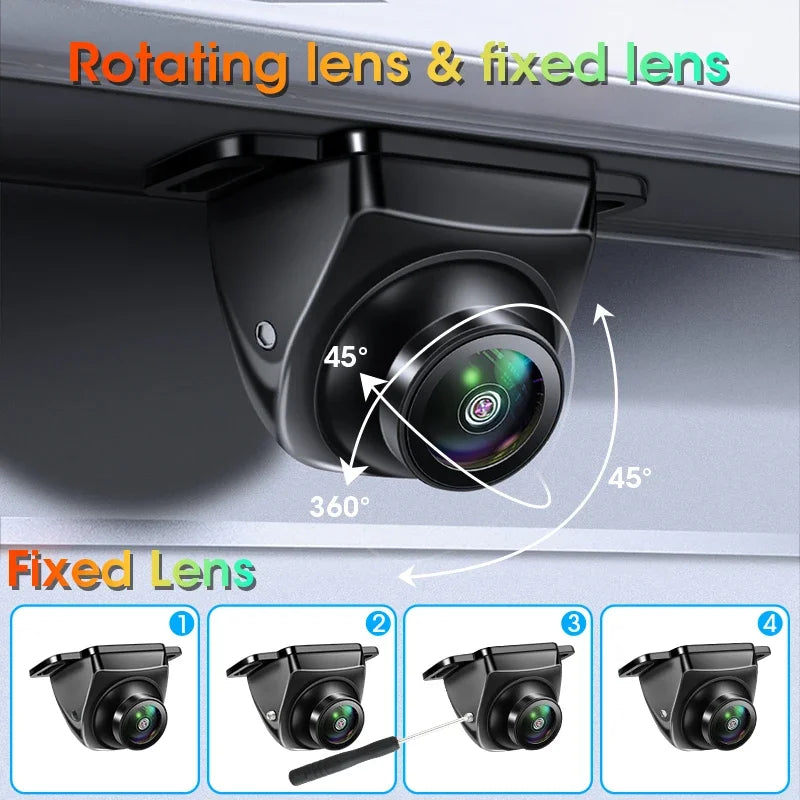 AHD 1080P 170 Degree Rear View Camera Night Vision Fisheye Lens Reverse Camera IP68 Waterproof Universal Parking Cam